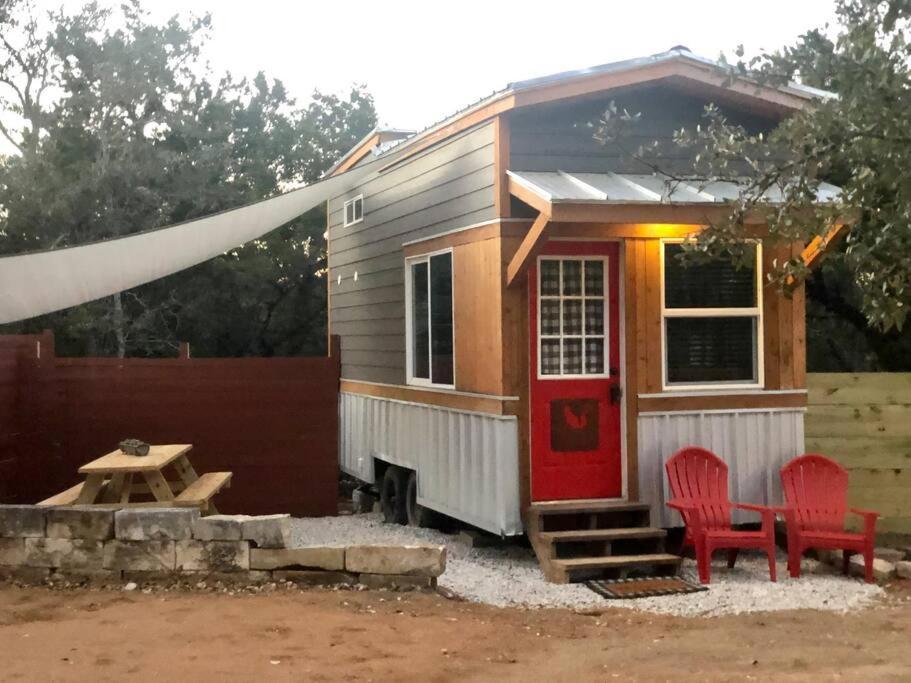 Fox Tiny Home - The Cabins At Rim Rock أوستن المظهر الخارجي الصورة